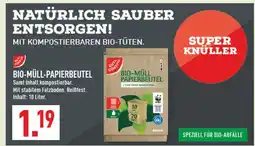 Marktkauf Edeka bio-müll-papierbeutel Angebot