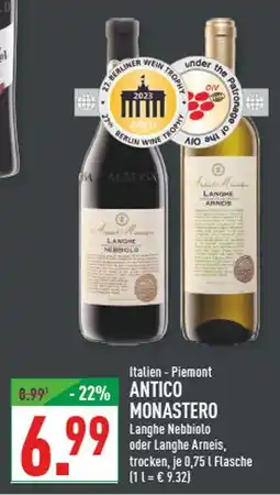 Marktkauf Antico monastero langhe nebbiolo Angebot