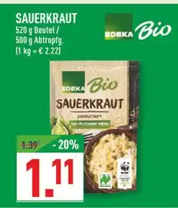 Marktkauf Edeka bio sauerkraut Angebot