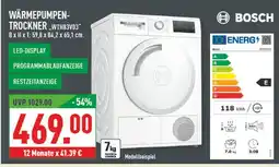 Marktkauf Bosch wärmepumpentrockner wth83v03 Angebot