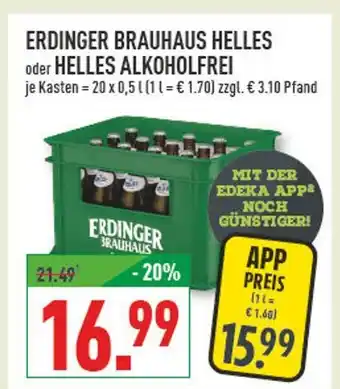 Marktkauf Erdinger brauhaus helles Angebot