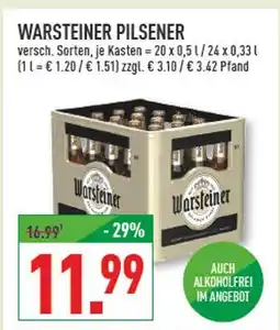 Marktkauf Warsteiner pilsener Angebot