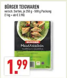Marktkauf Bürger teigwaren Angebot