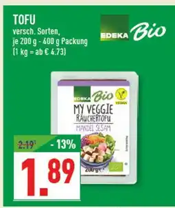 Marktkauf Edeka bio tofu Angebot