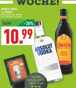 Marktkauf Absolut vodka Angebot