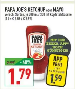 Marktkauf Papa joe's ketchup Angebot