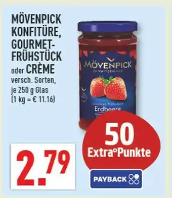 Marktkauf Mövenpick konfitüre gourmet-frühstück crème erdbeere Angebot