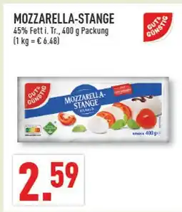 Marktkauf Gut&günstig mozzarella-stange Angebot