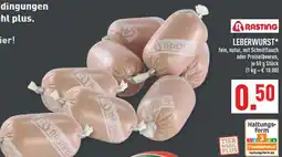 Marktkauf Rasting leberwurst fein, natur Angebot