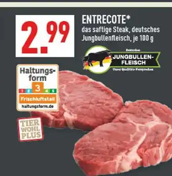 Marktkauf Jungbullenfleisch entrecote Angebot