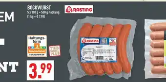 Marktkauf Rasting bockwurst Angebot