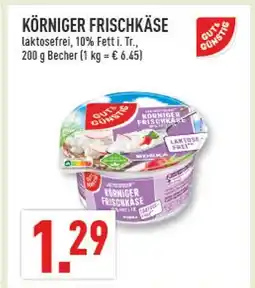 Marktkauf Gut & günstig körniger frischkäse Angebot
