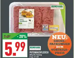 Marktkauf Heidemark putenhackfleisch Angebot