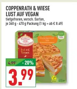 Marktkauf Coppenrath & wiese lust auf vegan Angebot