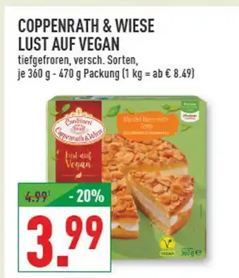 Marktkauf Coppenrath & wiese lust auf vegan Angebot