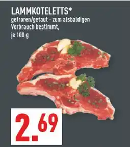 Marktkauf Lammkoteletts Angebot