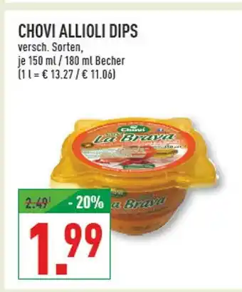Marktkauf Chovi allioli dips Angebot