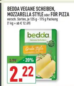 Marktkauf Bedda vegane scheiben, mozzarella style Angebot