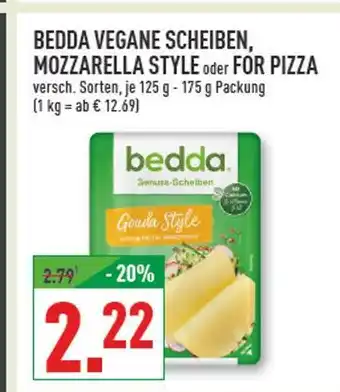 Marktkauf Bedda vegane scheiben, mozzarella style Angebot