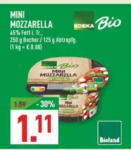 Marktkauf Edeka bio mini mozzarella Angebot