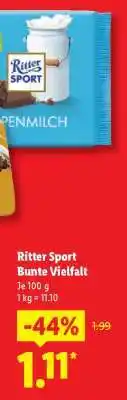 Lidl Ritter Sport Bunte Vielfalt Angebot