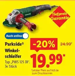 Lidl PARKSIDE Winkelschleifer Angebot