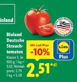 Lidl Bioland Deutsche Strauchtomaten Angebot