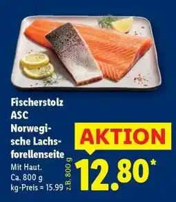 Lidl Fischerstolz ASC Norwegische Lachsforellenseite Angebot