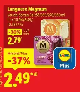 Lidl Langnese Magnum Angebot