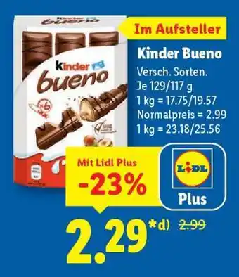Lidl Kinder Bueno Angebot
