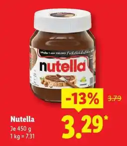 Lidl nutella Angebot
