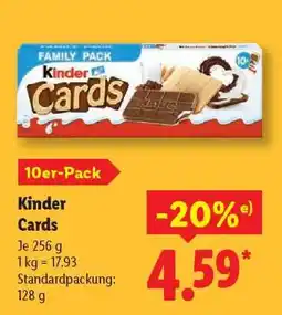 Lidl Kinder Cards Angebot