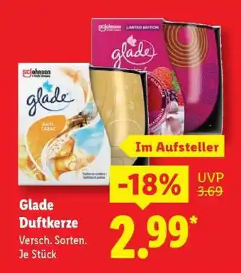 Lidl GLADE Duftkerze Angebot