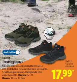 Lidl CRIVIT Trekkingstiefel Angebot