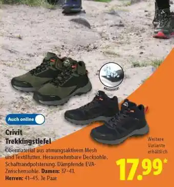 Lidl CRIVIT Trekkingstiefel Angebot