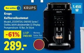 Lidl KRUPS Kaffeevollautomat Angebot