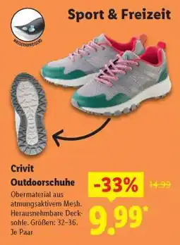Lidl Crivit Outdoorschuhe Angebot