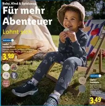 Lidl lupilu Sweatpullover Angebot