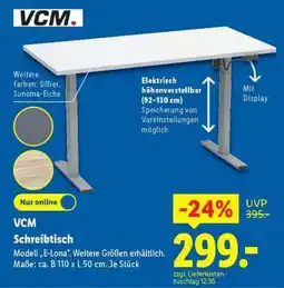 Lidl VCM Schreibtisch Angebot