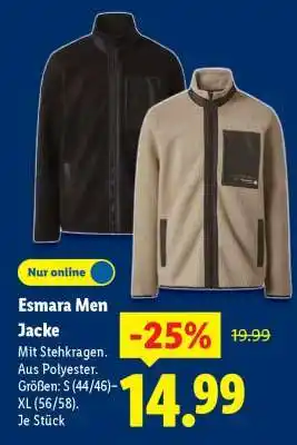 Lidl Esmara Men Jacke Angebot