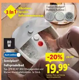 Lidl Sensiplast Fußsprudelbad Angebot