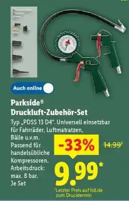 Lidl Parkside Druckluft-Zubehör-Set Angebot