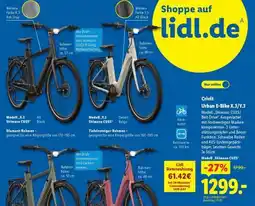 Lidl Crivit Urban E-Bike X.3/Y.3 Angebot