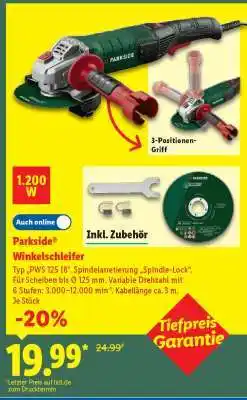 Lidl PARKSIDE Winkelschleifer Angebot