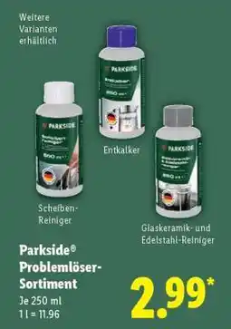 Lidl Parkside Problemlöser-Sortiment Angebot