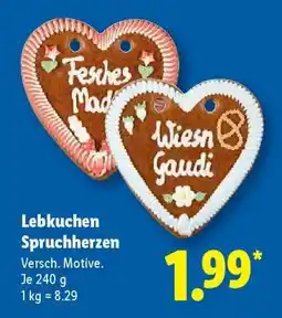 Lidl Lebkuchen Spruchherzen Angebot