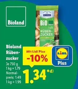 Lidl Bioland Rübenzucker Angebot
