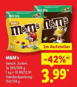 Lidl M&M’s Angebot