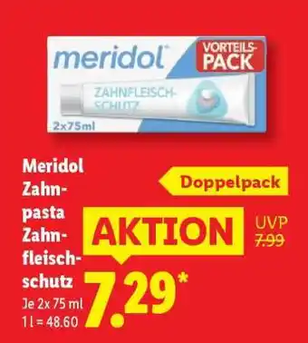 Lidl Meridol Zahnpasta Zahnfleischschutz Angebot