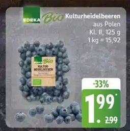 Edeka EDEKA Bio Kulturheidelbeeren Angebot